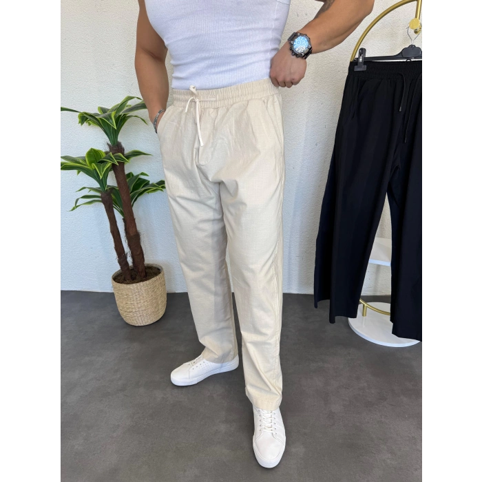 Keten Pantolon Bej