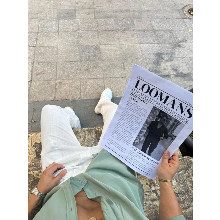 Mint Yeşili Modal Gömlek