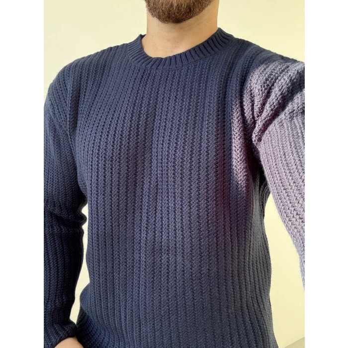 Reguler Kalıp Kazak Lacivert