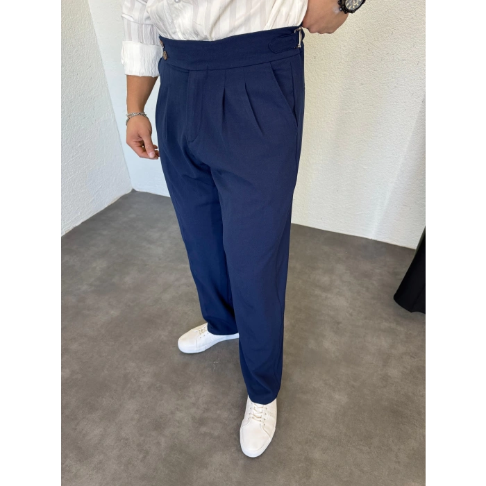 Tokalı Harvest Baggy Kumaş Pantolon Lacivert