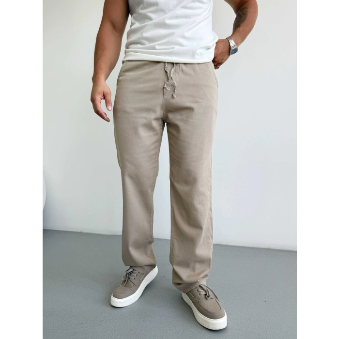 VİZON BAGGY KALIP GABARDİN PANTOLON