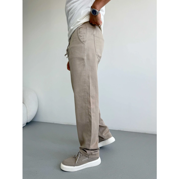 VİZON BAGGY KALIP GABARDİN PANTOLON