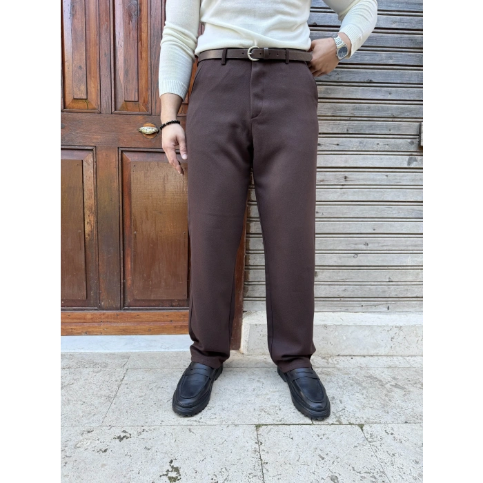 Yün Pantolon Kahve