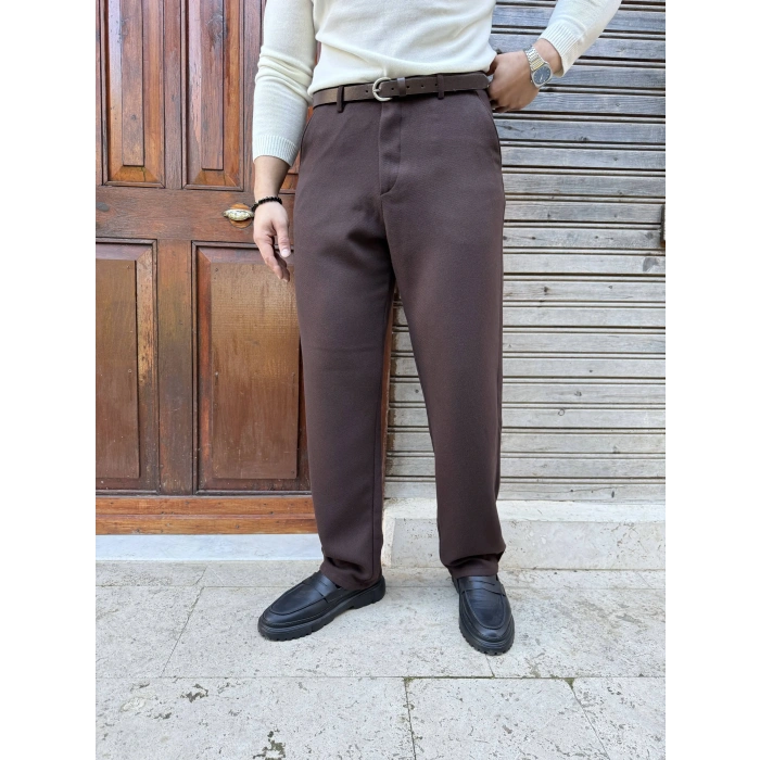 Yün Pantolon Kahve