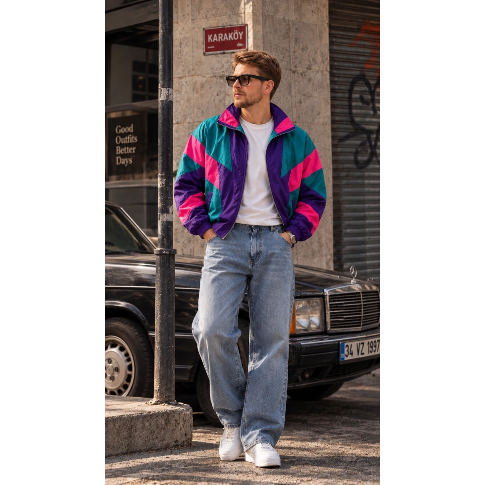 80’S RETRO VİNTAGE ERKEK CEKET