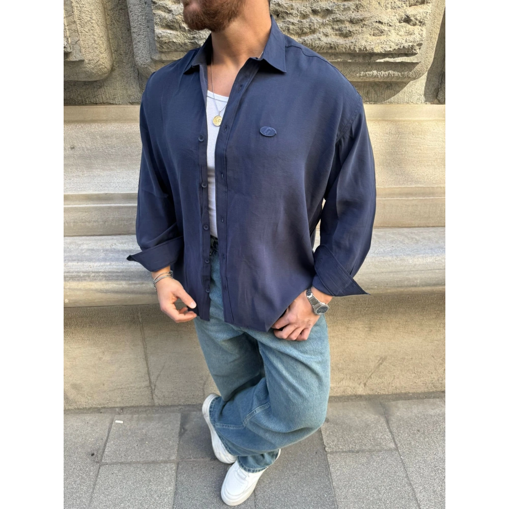 Giesto Modal Kumaş oversize lacivert