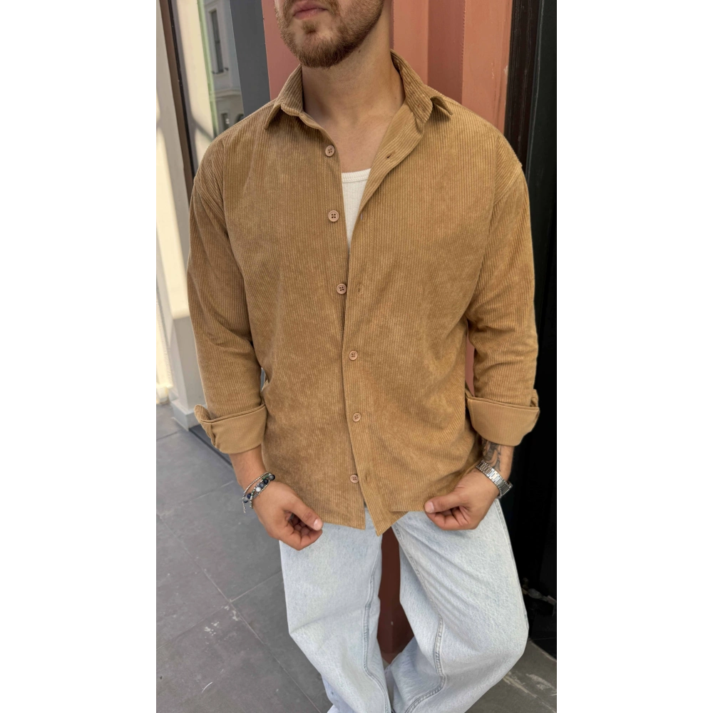 HARDAL KADİFE FİTİLLİ GÖMLEK