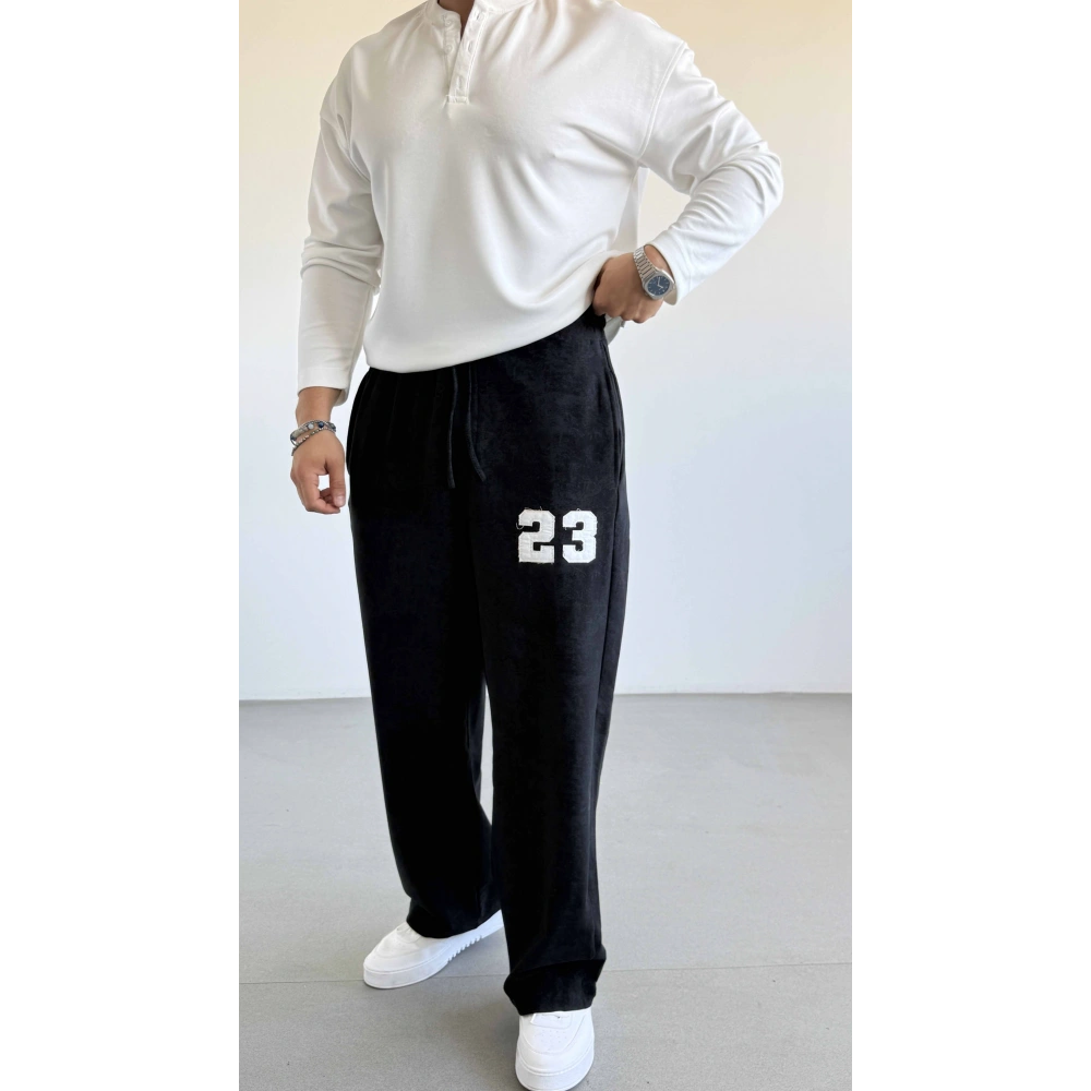 SİYAH OYSH ASİT YIKAMA BAGGY EŞOFMAN