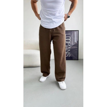 ACI KAHVERENGİ EXTRA BAGGY GABARDİN PANTOLON