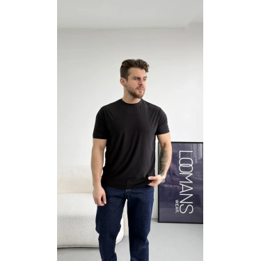 SİYAH BASİC REGULER KALIP TİŞÖRT