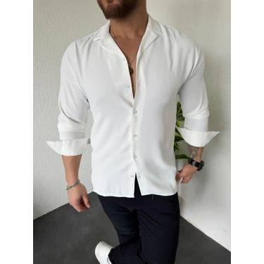 Aerobin Kumaş Gömlek Ekru