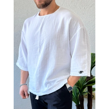 Giesto Gg Fakir Kol Gömlek Beyaz