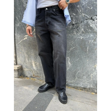 Giesto Regular Baggy Kalıp Yıkamalı Kot Pantolon