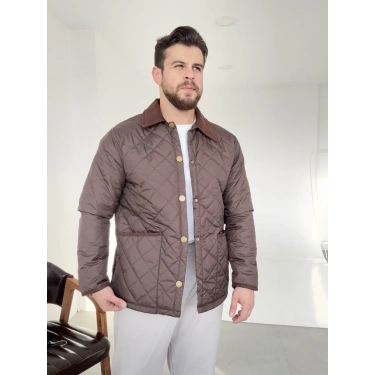 Kahverengi Kapitone Mont