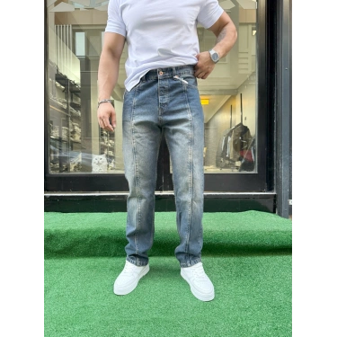 Koyu Lacivert Regular Kalıp Kot