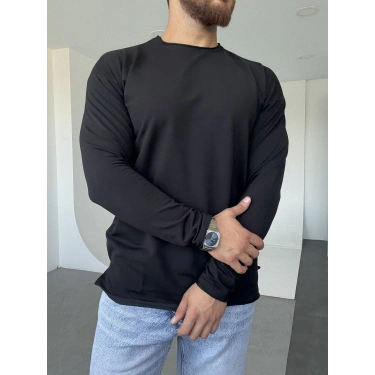 Pis Kesim Sweat Siyah