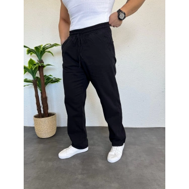 Yazlık Gabardin Kumaş Pantolon Siyah