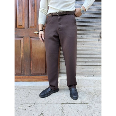 Yün Pantolon Kahve