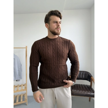 Zincir Desenli Kazak Acı Kahve