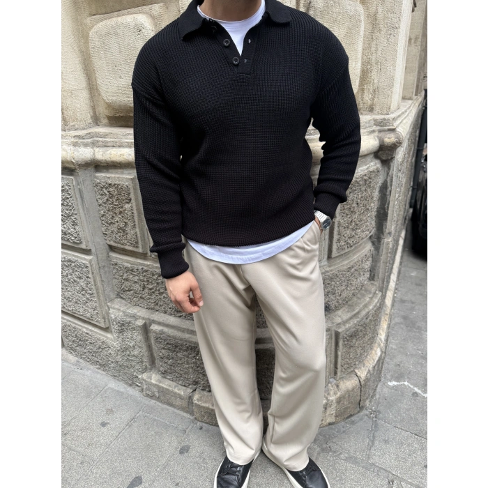 Kışlık Pileli Kumaş Pantolon Bej