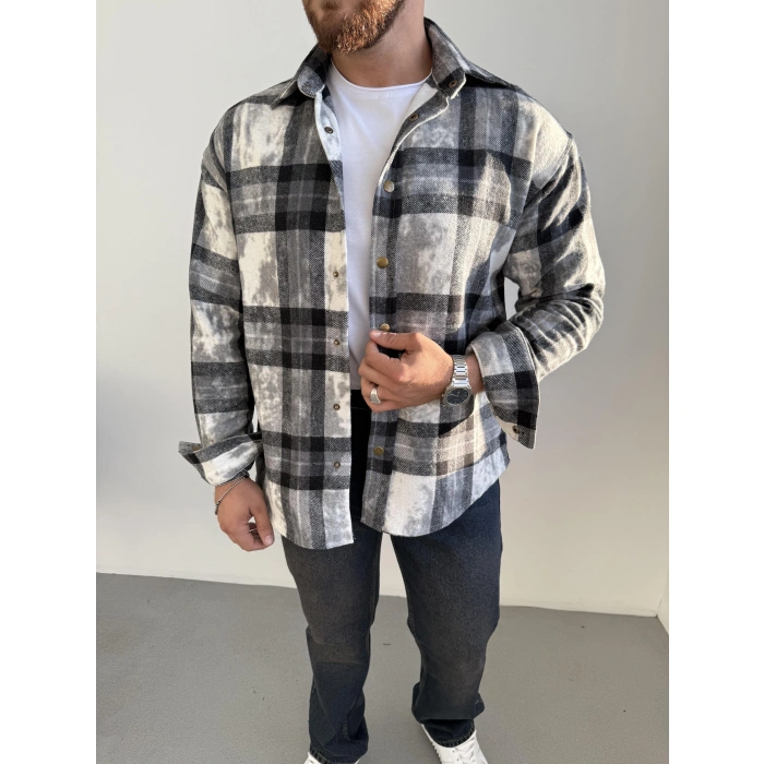 Siyah Kareli Oduncu Gömlek