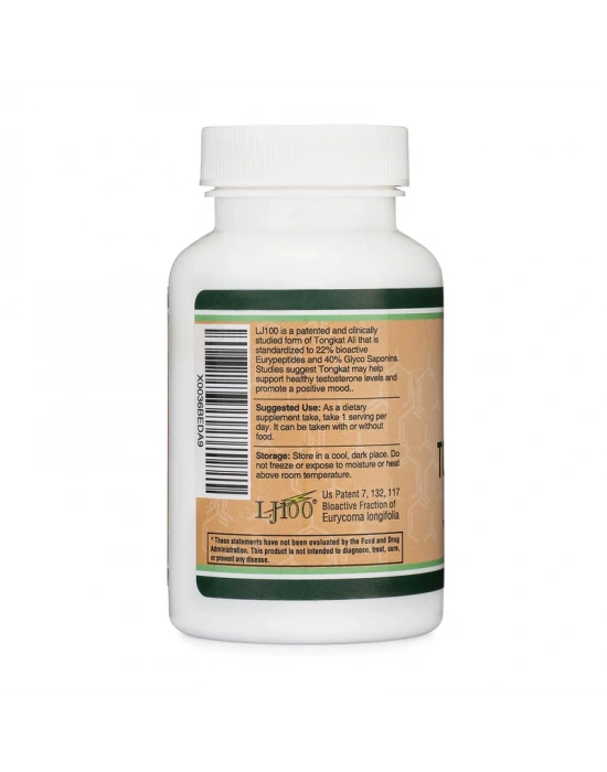 Double Wood LJ100 Tongkat Ali (Tongat Ali) 100 mg 120 Kapsül – Standardize Bitkisel Ekstrakt
