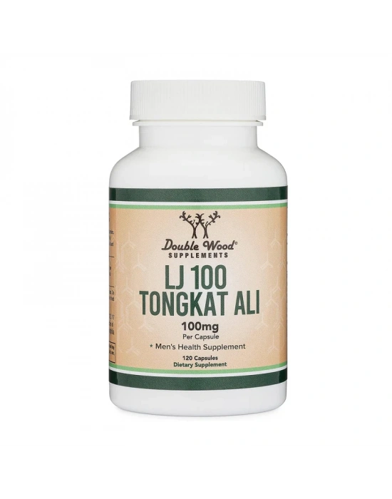 Double Wood LJ100 Tongkat Ali (Tongat Ali) 100 mg 120 Kapsül – Standardize Bitkisel Ekstrakt