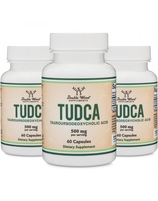 Double Wood TUDCA 500 mg 60 Kapsül – Tauroursodeoxycholic Acid