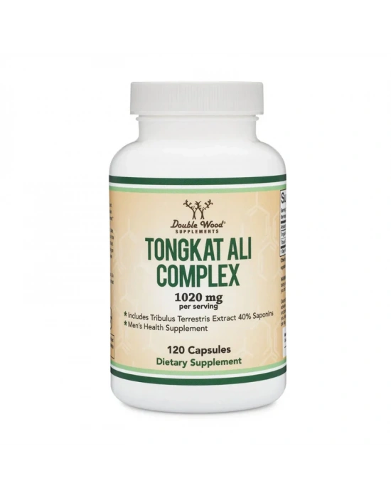 Double Wood Tongkat Ali Complex 1020 mg 120 Kapsül – Bitkisel Ekstrakt Formül