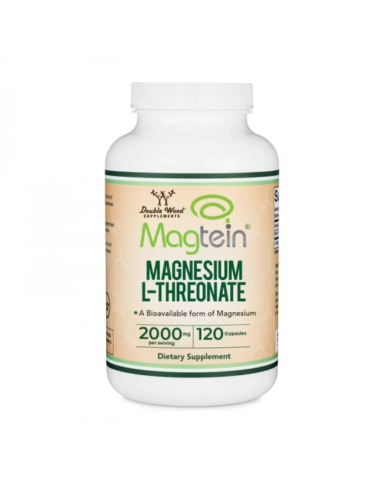 Double Wood Magtein Magnesium L-Threonate 2000 mg 120 Kapsül