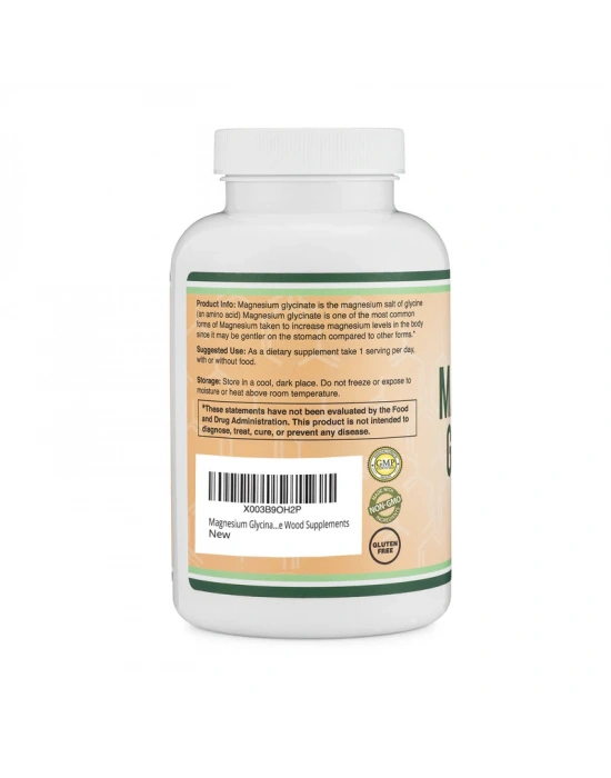 Double Wood Magnesium Glycinate 400 mg 180 Kapsül