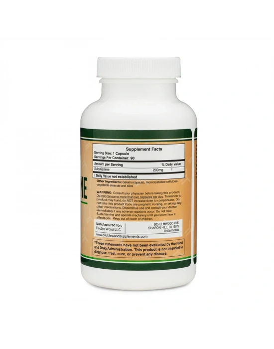 Double Wood Sulbutiamine 200 mg 90 Kapsül
