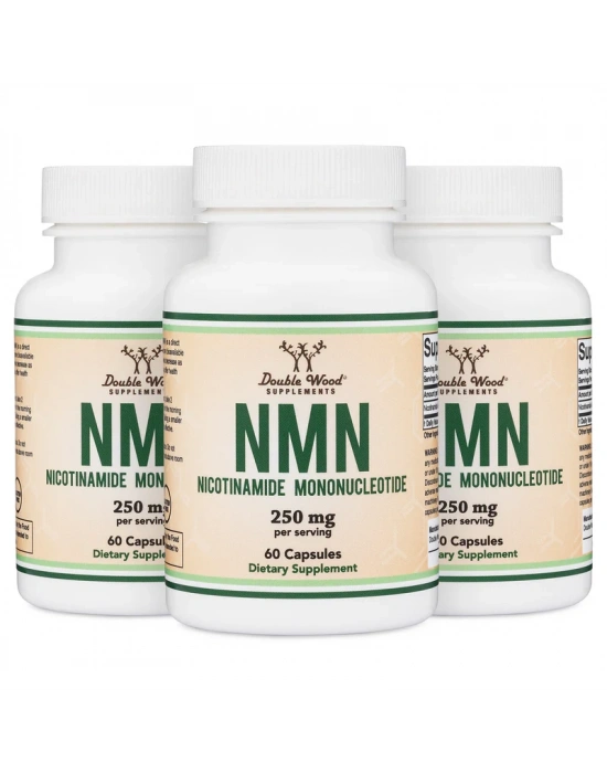 Double Wood NMN Nicotinamide Mononucleotide 250 mg 60 Kapsül
