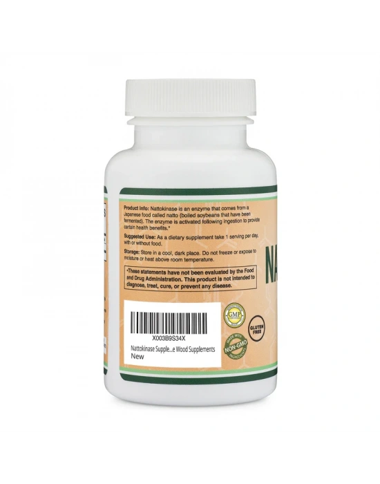 Double Wood Nattokinase 4000 FU 120 Kapsül