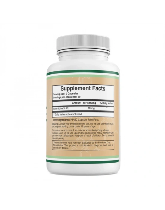 Double Wood Spermidine 10 mg 120 Kapsül