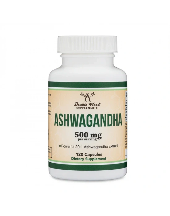 Double Wood Ashwagandha 500 mg 120 Kapsül