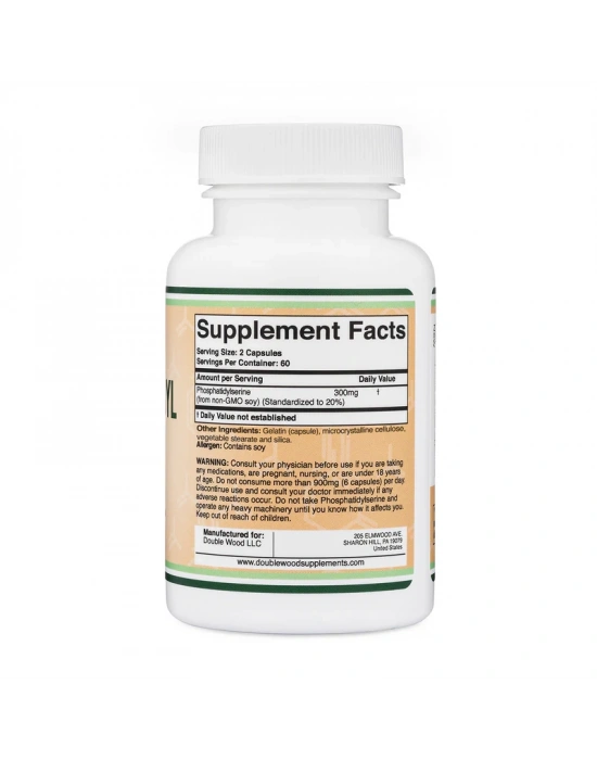 Double Wood Phosphatidyl Serine 300 mg 120 Kapsül