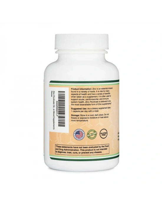 Double Wood Zinc Picolinate 50 mg 300 Kapsül