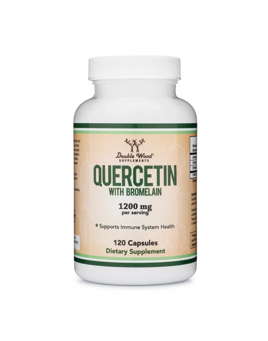 Double Wood Quercetin with Bromelain 1200 mg 120 Kapsül