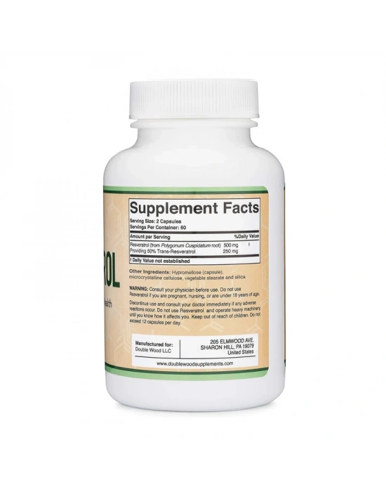 Double Wood Resveratrol 120 Kapsül