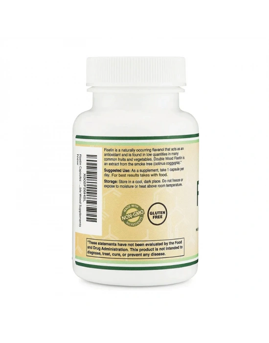 Double Wood Fisetin 100 mg 60 Kapsül