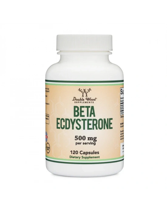 Double Wood Beta Ecdysterone 500 mg 120 Kapsül