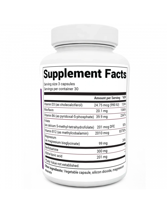 Dr. Berg Nerve Support With Benfotiamine 90 Kapsül