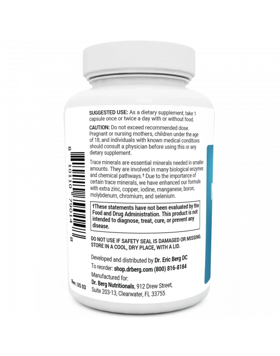 Dr. Berg Trace Minerals Enhanced 60 Kapsül