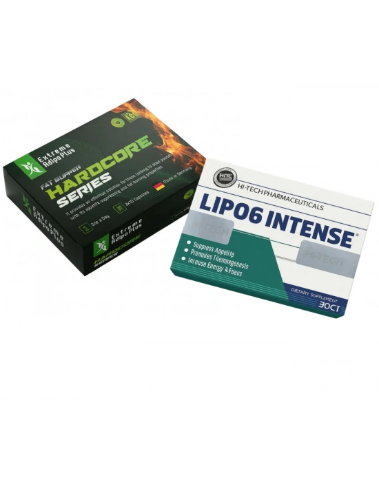 ADİPO PLUS HARDCORE & LiPO6 YAĞ YAKIMI KOMBİNASYON 30-30