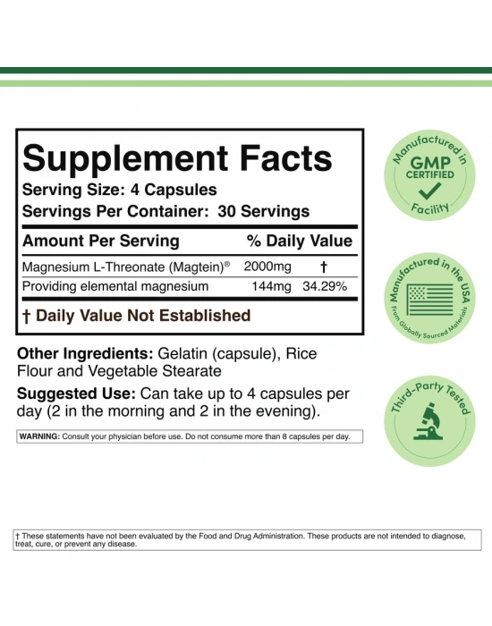 Magnesium L-Threonate (Magtein)