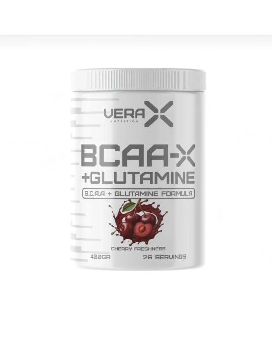 VERA-X NUTRITION BCAA-X + GLUTAMINE FORMULA | 400 GR | 26 SERVİS