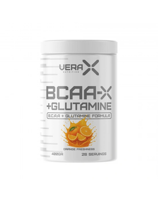 VERA-X NUTRITION BCAA-X + GLUTAMINE FORMULA | 400 GR | 26 SERVİS