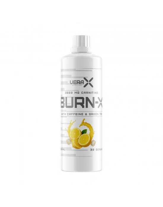 VERA-X NUTRITION CARNITINE BURN-X WITH CAFFEINE & GREEN TEA LEMON | 3000 MG | 1000 ML