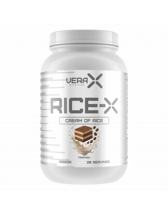 VERA-X NUTRITION CREAM OF RICE – RICE-X TIRAMISU| 1000 GR | 20 SERVİS